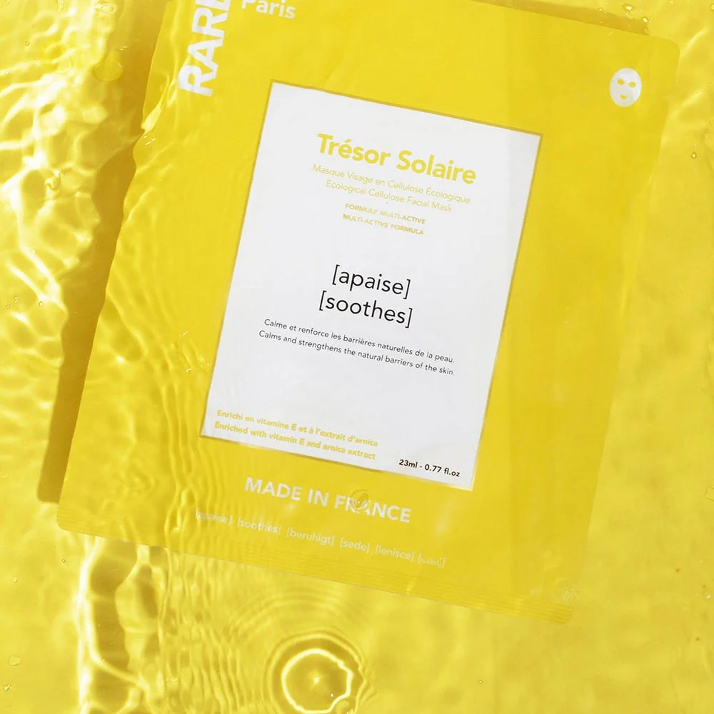RARE PARIS Trésor Solaire Soothing Face Mask - Заспокійлива маска з Вітаміном Е та екстрактом арніки - фото №3